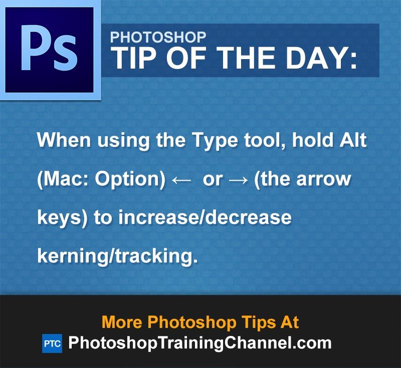 shortcut mac for tracking photoshop